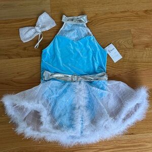 Liberts Blue and Silver Costume with Bow, LA